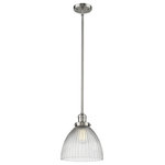 Innovations Lighting - 1-Light Seneca Falls 10" Pendant, Polished Nickel - One of our largest and original collections, the Franklin Restoration is made up of a vast selection of heavy metal finishes and a large array of metal and glass shades that bring a touch of industrial into your home.