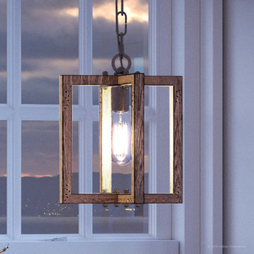 Luxury Modern Farmhouse Pendant Light, 10, Galvanized Steel Finish