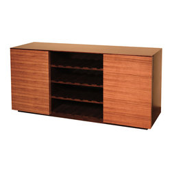Savannah Buffet With Wine Rack By Furniture Resource - Wine Racks