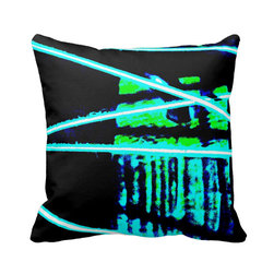"Bike Wheel Three" JTG Art Pillow - Decorative Pillows