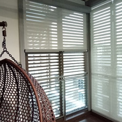 Track-guided Balcony Blinds - Curtains, Blinds & Shutters