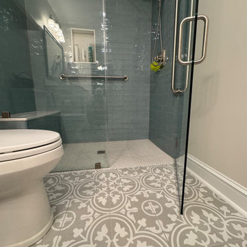 Curb-less shower