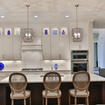 Transitional Cottage Custom Home in Governors Club