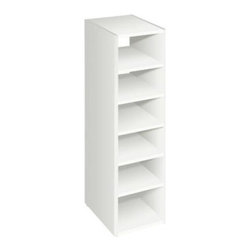 ClosetMaid - ClosetMaid Selectives 41-1/2 in. White Stackable 7-Shelf Organizer 7140 - Display And Wall Shelves 