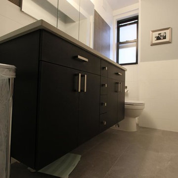 Upper West Side, NYC: Open Eclectic Kitchen + Bathroom Remodel