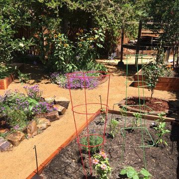 Bocce court installation and garden enhancement