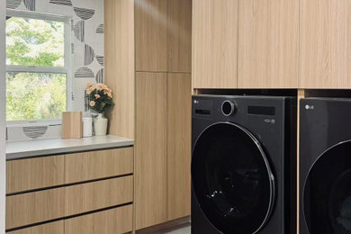 Inspiration for a laundry room remodel in San Francisco