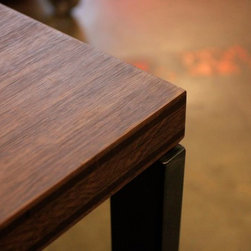 Bamboo and Steel Kitchen Bar Set - Bar Stools And Counter Stools