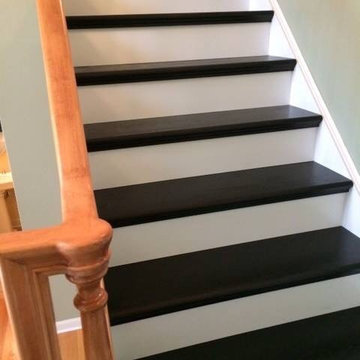 Hardwood stairs