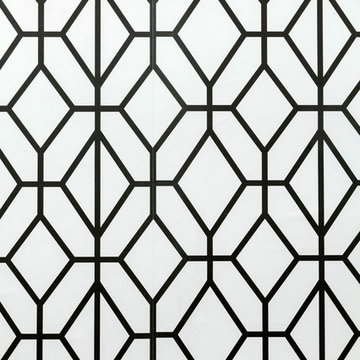 Baño blanco y negro