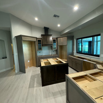 Custom Built Kitchen and Dry Bar