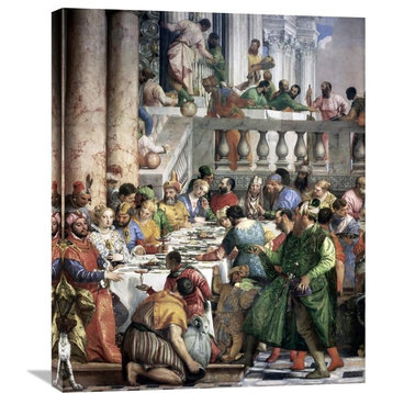 "Marriage at Cana (Detail)" Stretched Canvas Giclee by Paolo Veronese, 24"x30"