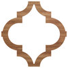 Small Marrakesh Decorative Fretwork Wood Wall Panels, Walnut