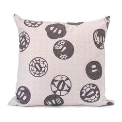 Tsuba Throw Pillow-Lilac - Decorative Pillows