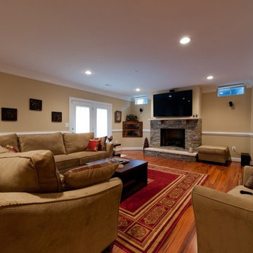 A Home in the Basement Adds Space for Family in Ashburn, Virginia