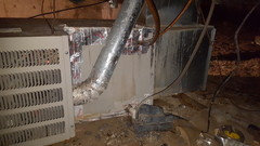 Furnace in crawl space
