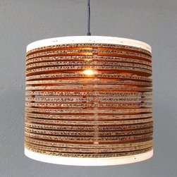 14" corrugated pendant - Pendant Lighting