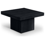 Meridian Furniture - Spencer Oak Veneer Coffee Table, Black, 12" H, 1 Piece - Indulge in the allure of the Black Oak Veneer Spencer Coffee Table by Meridian Furniture. Its captivating design and luxurious Black Oak Veneer elevate any space with effortless elegance. Crafted with precision and durability in mind, this stunning piece becomes the focal point of gatherings, fostering moments of connection and warmth. Embrace sophistication and style with the Spencer Coffee Table, a testament to exquisite taste and timeless beauty.