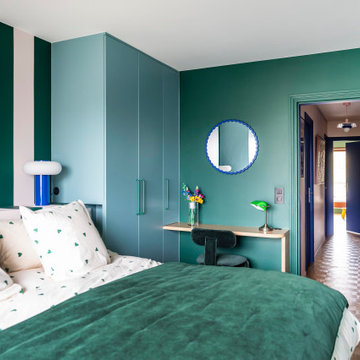 Appartement style colorblock