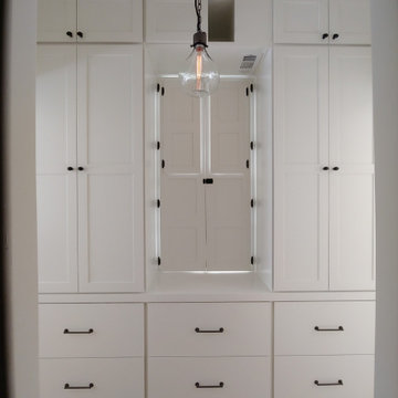 Master Bedroom Hallway Storage with Shutters