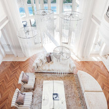 wooden floor ideas with tiles