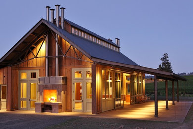 Country exterior home idea in Portland