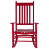 Vermont Porch Rocker, Chili Pepper Red