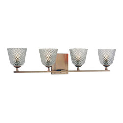 Hudson Valley - 4-Light Bath Bracket, Brushed Bronze - Bathroom Vanity Lighting