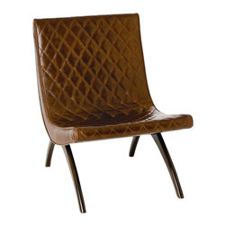 Arteriors Home - Arteriors Home Danforth Modern Mahogany Chair - Bar Stools And Counter Stools