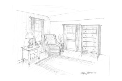 Ethan Allen Proposed Interiors: Drawings