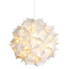 Spades Hanging Pendant Lamp, White, Deluxe
