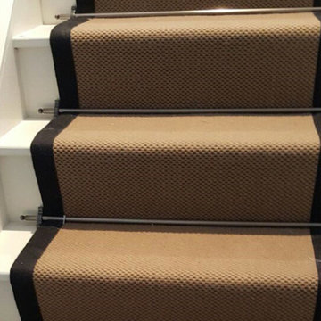 Supply & Install Carpet with a Black Border to Stairs