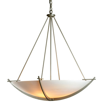 Hubbardton Forge 194531-1011 Compass Large Scale Pendant in Natural Iron
