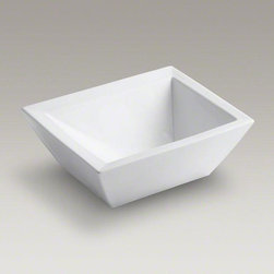 KOHLER White Bateau&reg; Vessels Above-counter Bathroom Sink - Bathroom Sinks