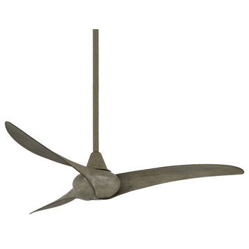 Minka Aire Wave 52" Ceiling Fan With Remote Control, Driftwood