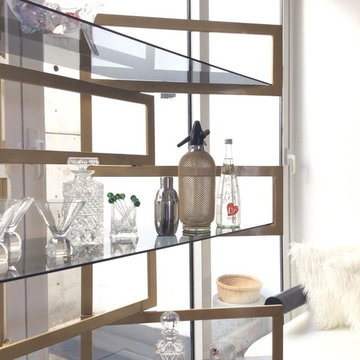 Etagere-Room Divider-Bar-Vitrine- Wall Cabinet- Corner Display Piece