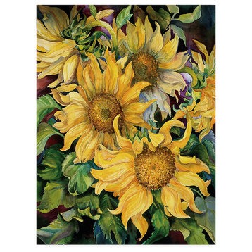 Joanne Porter 'Sunflowers' Canvas Art, 19"x14"