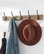 Modern Wall Mounted Coat Rack, Metal With 10-Hanger Hook, Simple Design, Barnwoo