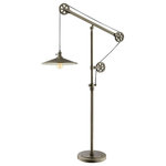 Lite Source - Lite Source LS-83117 Garrad - One Light Floor Lamp - Garrad One Light Floor Lamp Antique SilverPulley Floor Lamp, Antique Silver, E27 Vintage 60W(Lu-60.Antique Silver FinishPulley Floor Lamp, Antique Silver, E27 Vintage 60W(Lu-60. *Number of Bulbs: 1 *Wattage: 60W * BulbType: E27 V *Bulb Included: Yes *UL Approved: Yes
