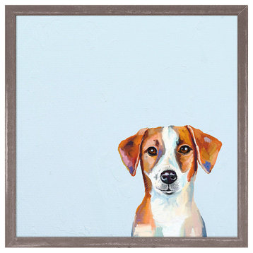 "Best Friend, Jack Russell" Mini Framed Canvas by Cathy Walters