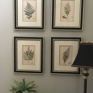 Origianl Vintage Botanical Prints Framed