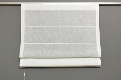 Modern Roman Shades by SewDecor.com