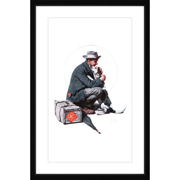 "Pals" Framed Art Print by Norman Rockwell
