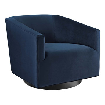 Modway Twist Accent Lounge Performance Velvet Swivel Chair EEI-3456-MID