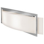 Access Lighting - Access Lighting 62105LED-BS/OPL Argon - One Light LED Wall Sconce - Shade Included: Yes  Canopy Diameter: 1 x 4.25 Temperature (Kelvin):   Lumen (Lm): 1520  Lumen/Watt: 116.93Argon One Light LED Wall Sconce Brushed Steel Opal Glass *UL Approved: YES *Energy Star Qualified: n/a  *ADA Certified: YES *Number of Lights: Lamp: 1-*Wattage:13w LED bulb(s) *Bulb Included:Yes *Bulb Type:LED *Finish Type:Brushed Steel