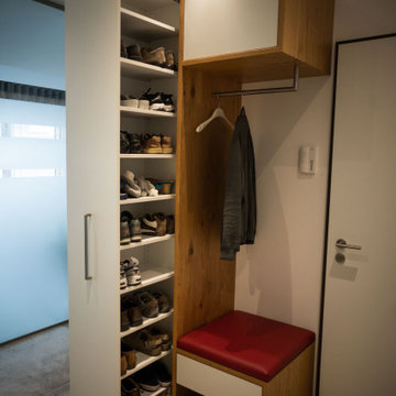 Penthousewohnung S. - Küche, Wohn- u. Essbereich, Garderobe