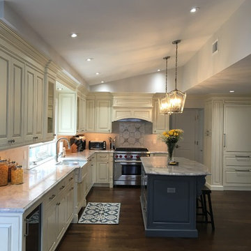 Super White Quartzite Kitchen