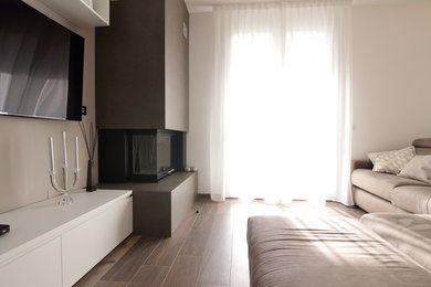 Idee per un soggiorno moderno di medie dimensioni