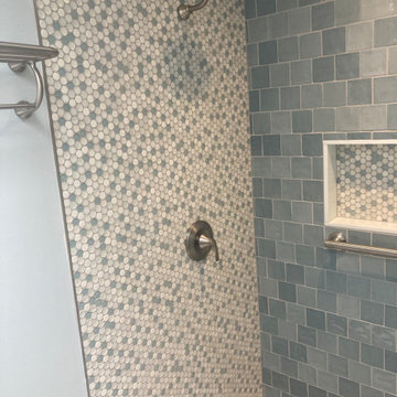 Bathroom remodel with expansion