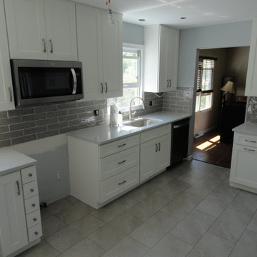 An Elegant White Shaker Kitchen Remodel